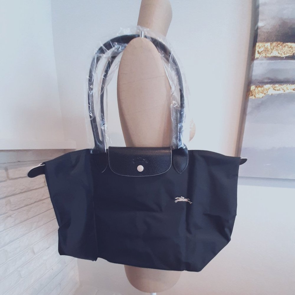 NEW Longchamp Le Pliage Large Nylon Tote Black